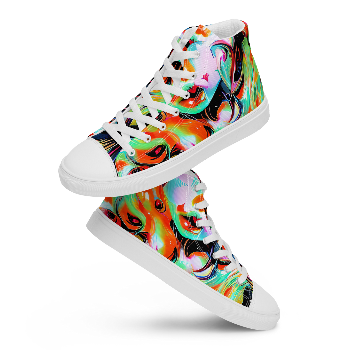 Men's High Top Canvas Shoes - Viveros Vortex