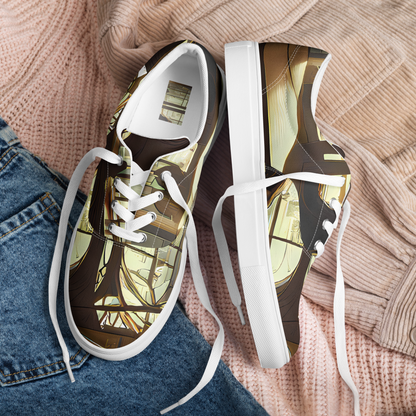 Women's Lace-Up Canvas Shoes - Dutch Perspective