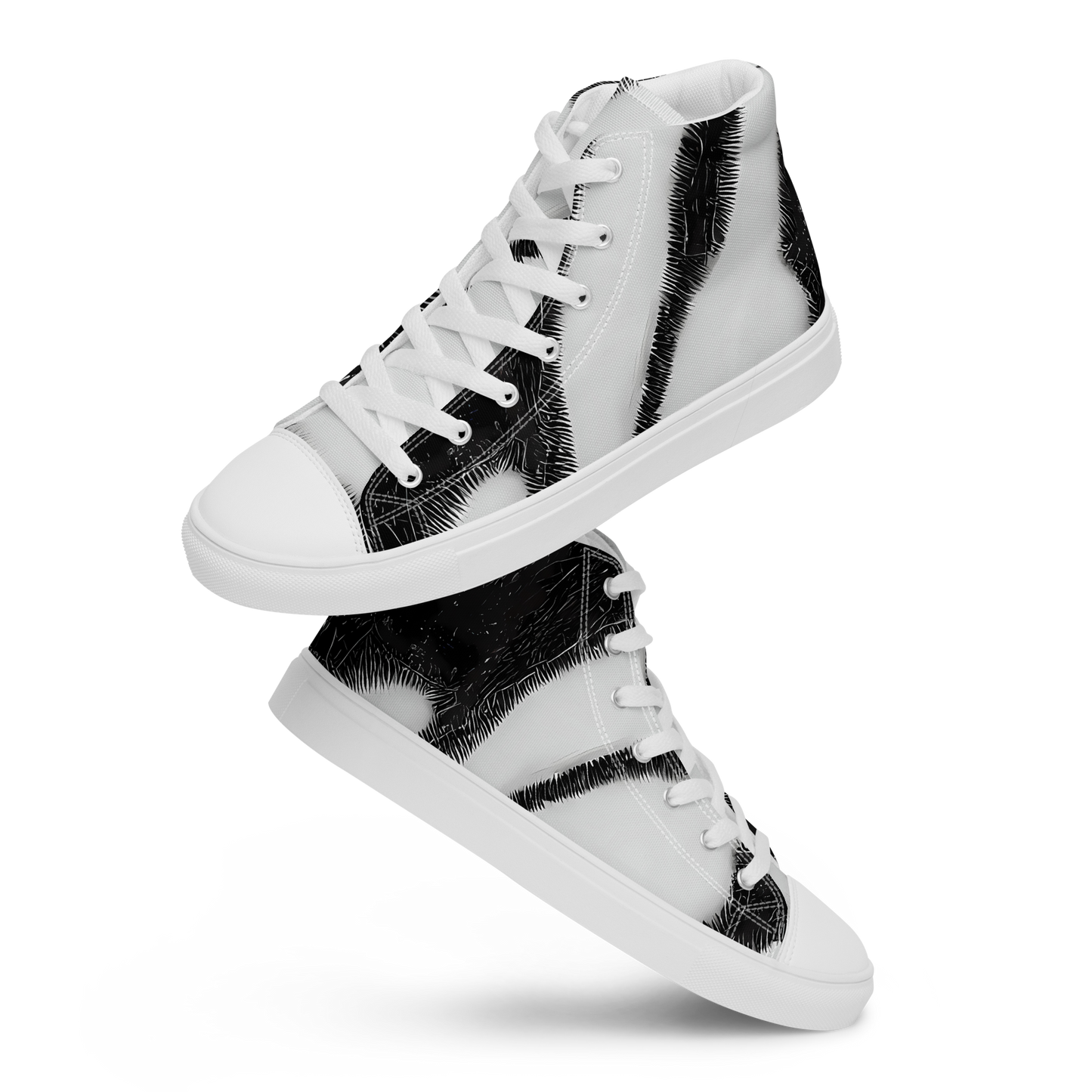 Women's High Top Canvas Shoes - Ray's Illusion