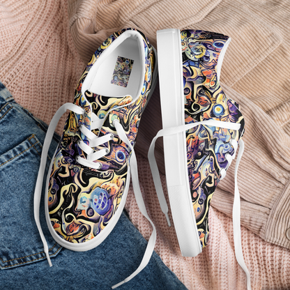Women's Lace-Up Canvas Shoes - Grosz Galaxy
