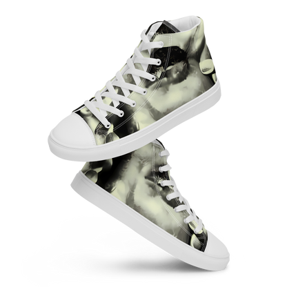 Men's High Top Canvas Shoes - Shadowed Mystique