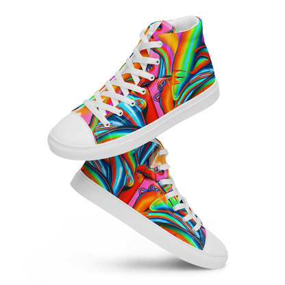 Women's High Top Canvas Shoes - Kaleidovisions