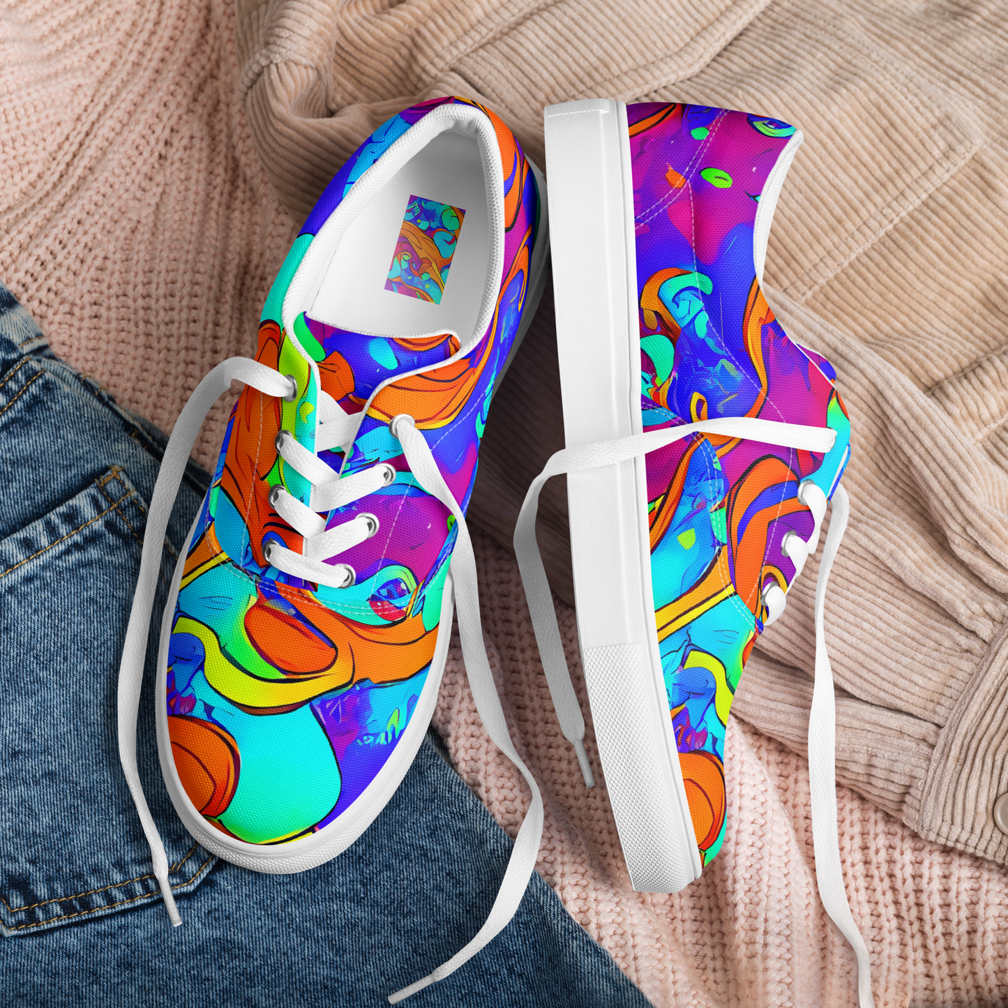 Women's Lace-Up Canvas Shoes - Roset Rapture