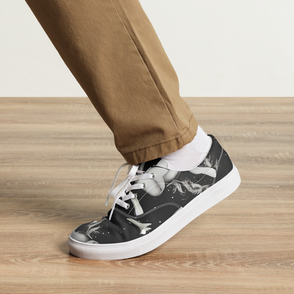 Men's Lace-Up Canvas Shoes - Galactic Vogue