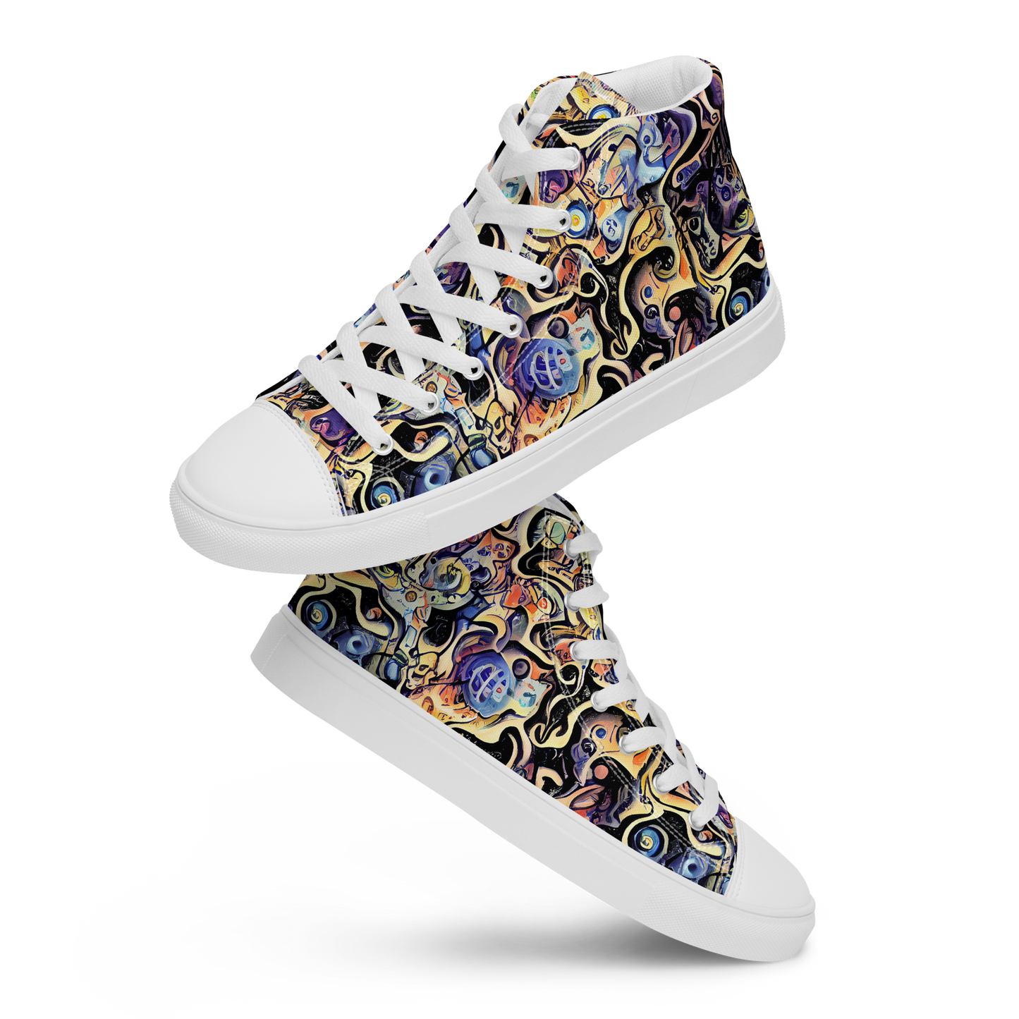 Men's High Top Canvas Shoes - Grosz Galaxy