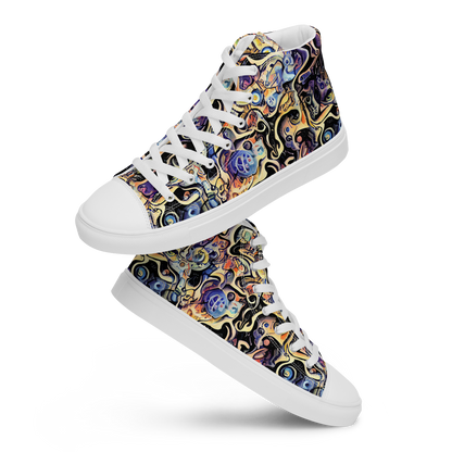 Men's High Top Canvas Shoes - Grosz Galaxy
