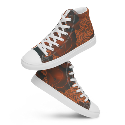 Women's High Top Canvas Shoes - Chimeric Visage