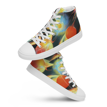 Men's High Top Canvas Shoes - Fabritius Fantasy