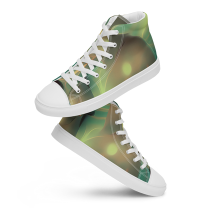 Men's High Top Canvas Shoes - Spectral Whisper