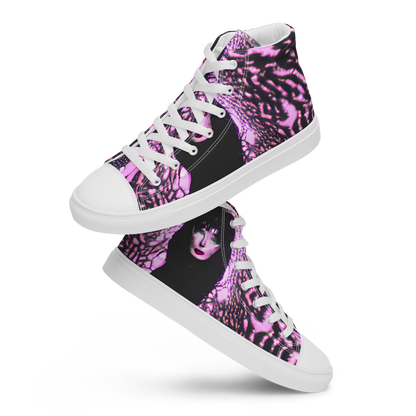 Women's High Top Canvas Shoes - Meryl's Mystery