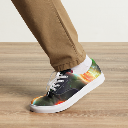 Men's Lace-Up Canvas Shoes - Sherwood Swirl