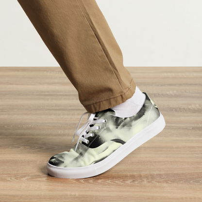 Men's Lace-Up Canvas Shoes - Shadowed Mystique