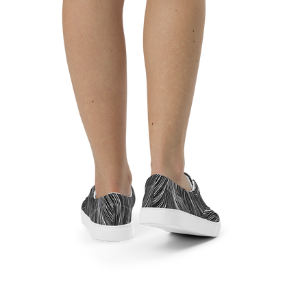 Women's Lace-Up Canvas Shoes - Wirth Waves