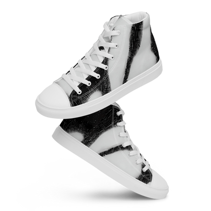 Women's High Top Canvas Shoes - Ray's Illusion