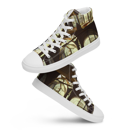 Men's High Top Canvas Shoes - Dutch Perspective