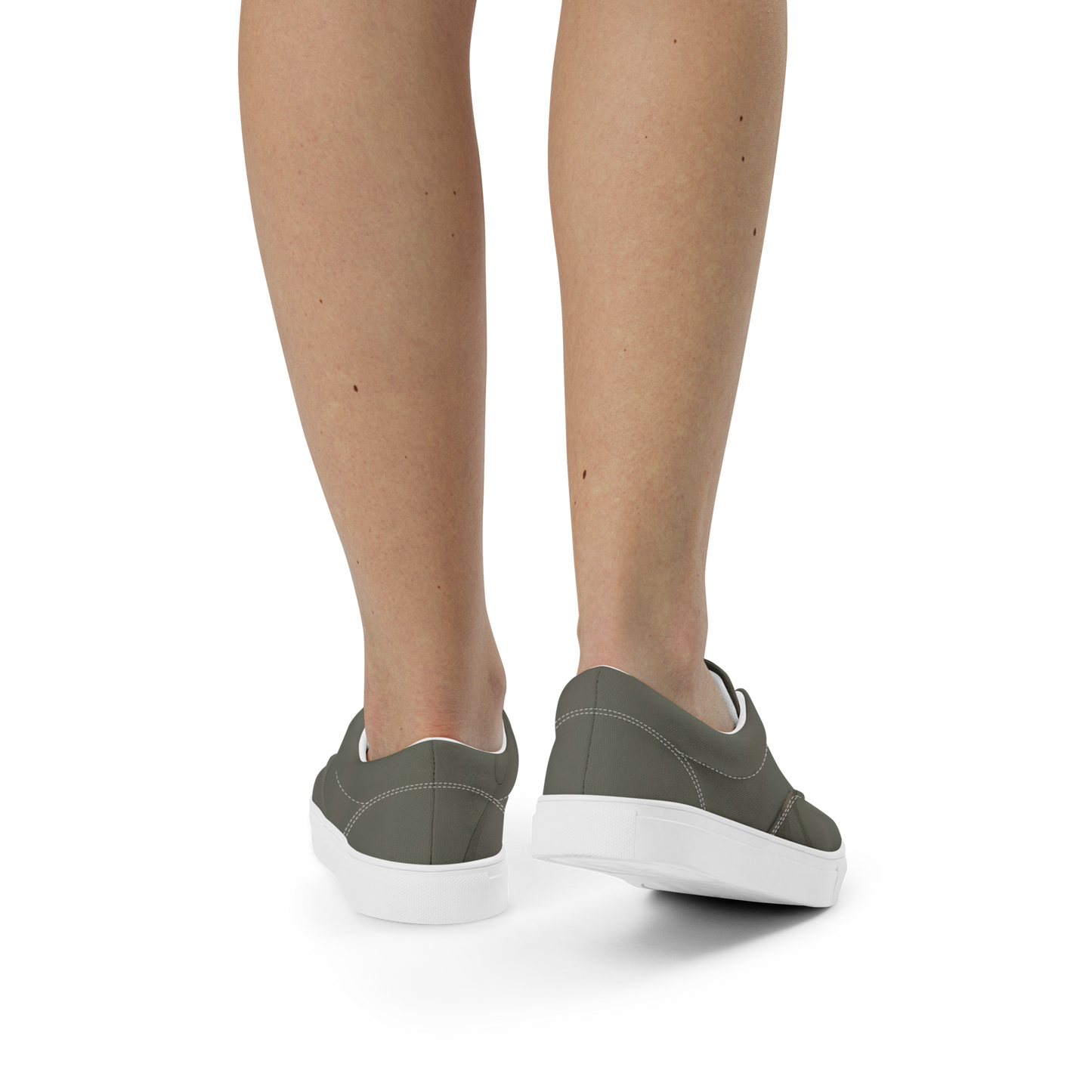 Women's Lace-Up Canvas Shoes - Valsecchi's Veil