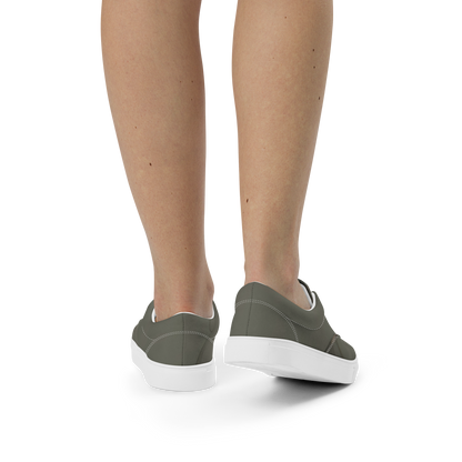 Women's Lace-Up Canvas Shoes - Valsecchi's Veil