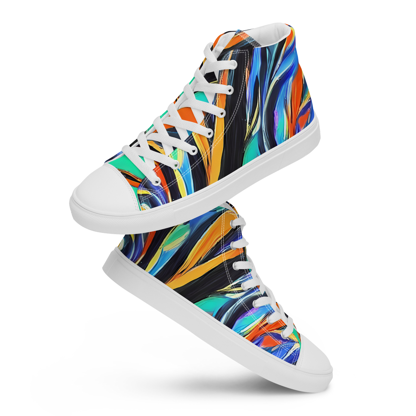 Men's High Top Canvas Shoes - Carr's Whirl