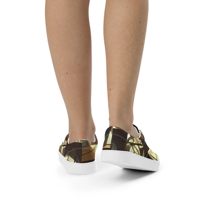 Women's Lace-Up Canvas Shoes - Dutch Perspective