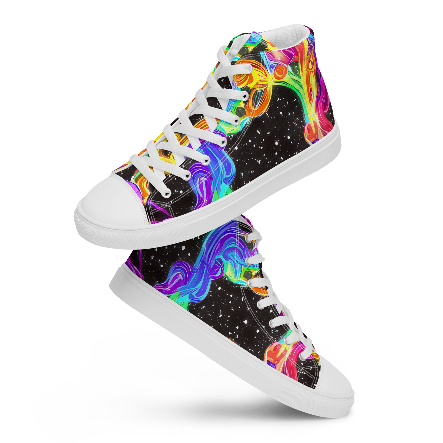 Men's High Top Canvas Shoes - Yuan Whirls