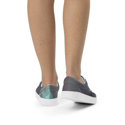 Women's Lace-Up Canvas Shoes - Surreal Dreams