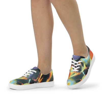 Women's Lace-Up Canvas Shoes - Fabritius Fantasy