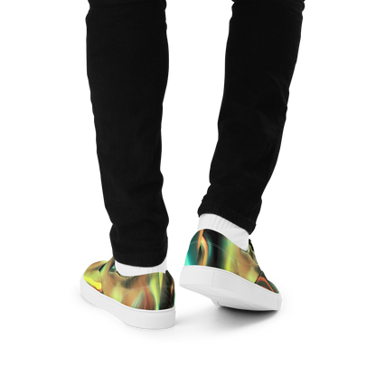 Men's Lace-Up Canvas Shoes - Newtonian Visage