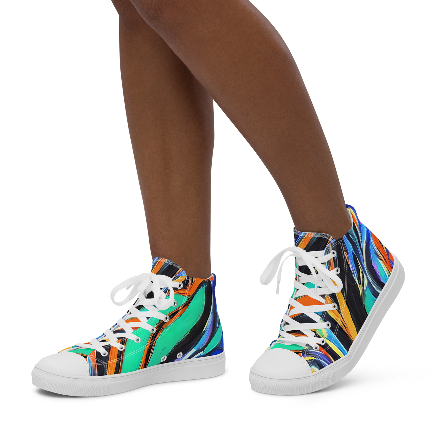 Women's High Top Canvas Shoes - Carr's Whirl
