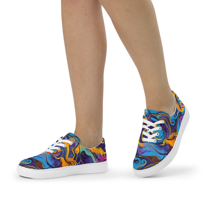 Women's Lace-Up Canvas Shoes - Cecily's Whorl