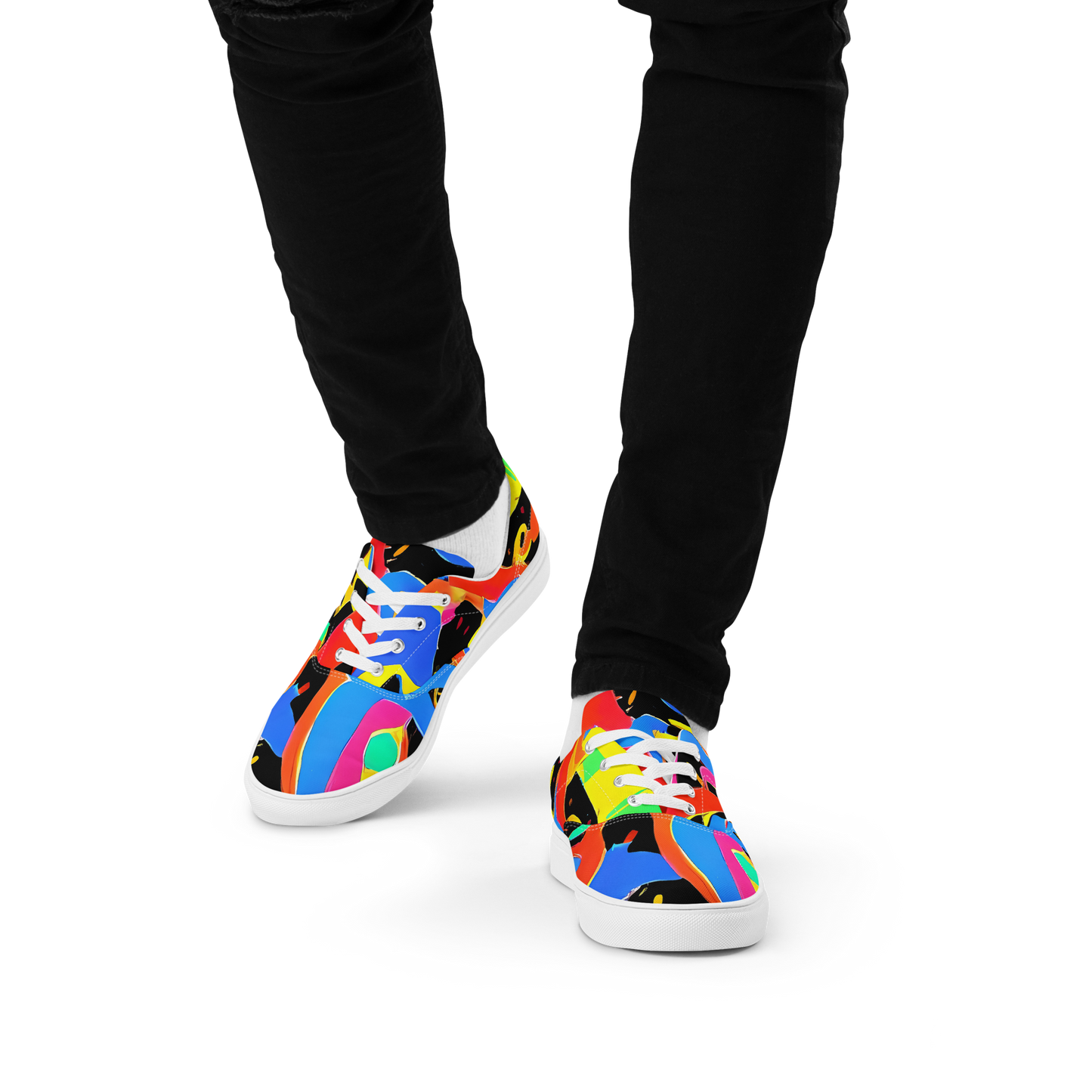 Men's Lace-Up Canvas Shoes - Orbit Opus