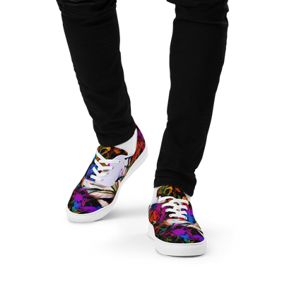 Men's Lace-Up Canvas Shoes - Sultry Smoke