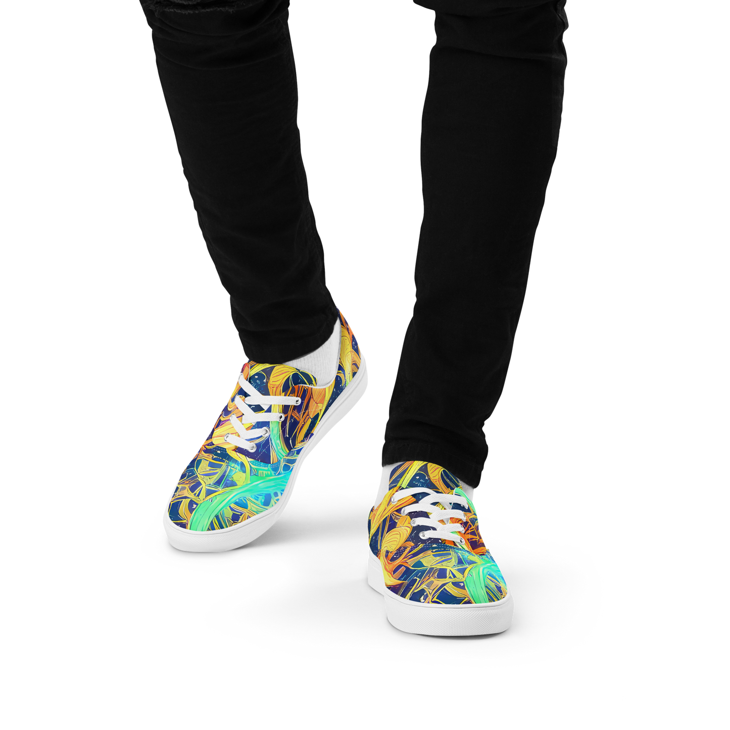 Men's Lace-Up Canvas Shoes - Granov Vortex