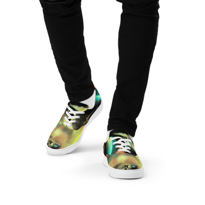 Men's Lace-Up Canvas Shoes - Newtonian Visage