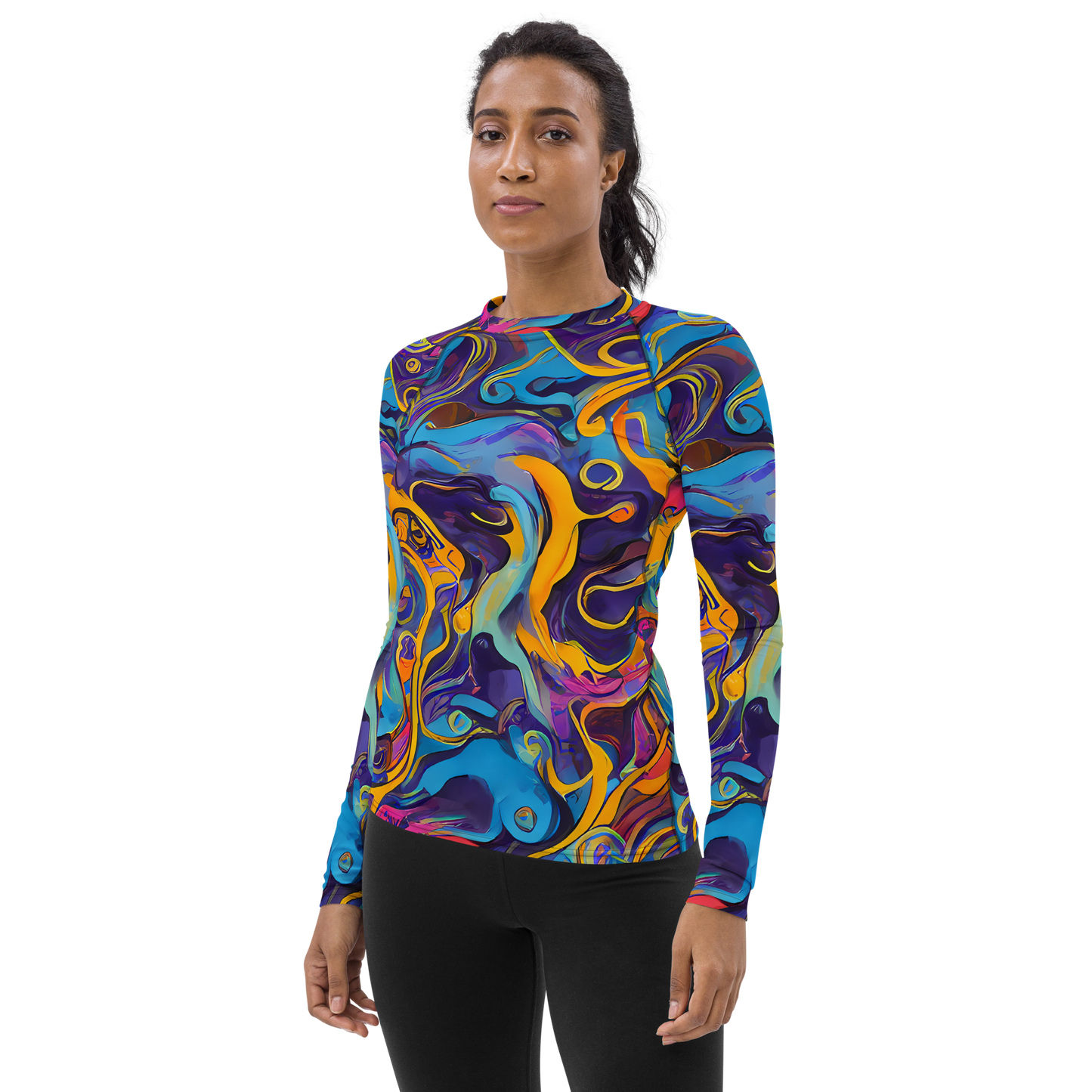 Women's Rash Guard - Cecily's Whorl