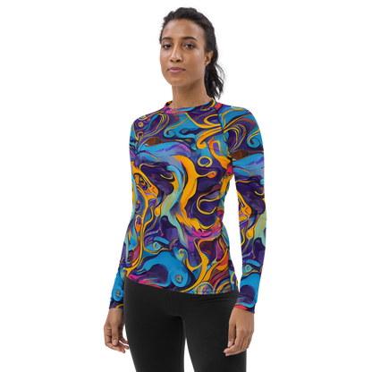 Women's Rash Guard - Cecily's Whorl