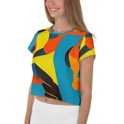 Women's Crop Tee - Fragmented Rhapsody