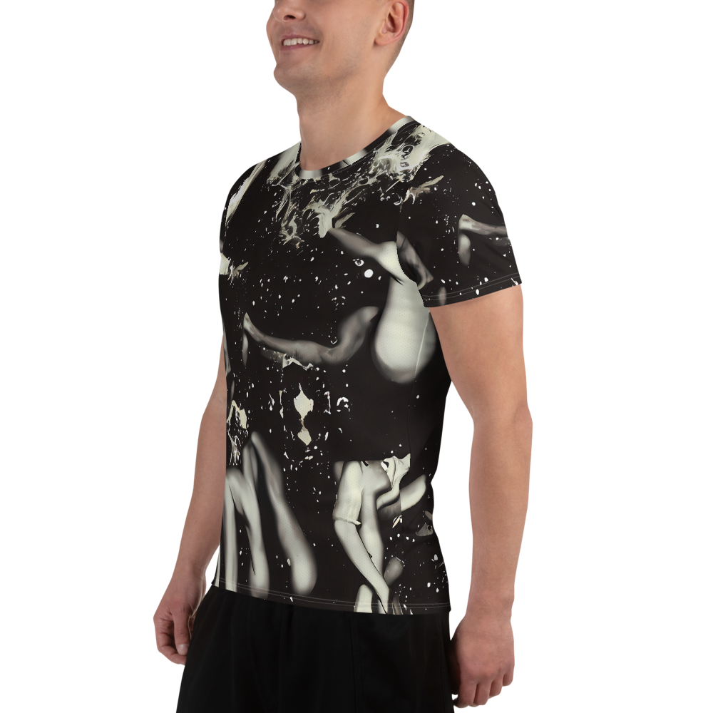 Men's Athletic T-Shirt - Newton's Silhouette