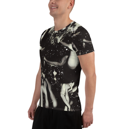 Men's Athletic T-Shirt - Newton's Silhouette