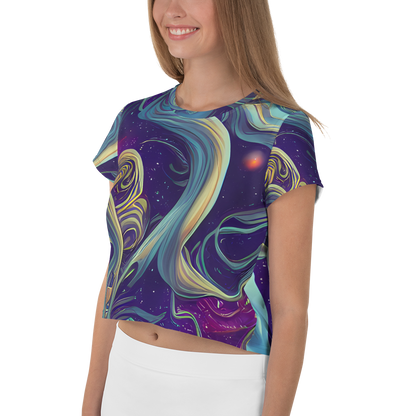 Women's Crop Tee - Stellar Waves