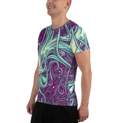 Men's Athletic T-Shirt - Temple Swirls