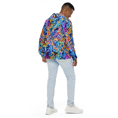 Men's Windbreaker - Rococo Vortex