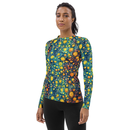 Women's Rash Guard - Starry Orbits