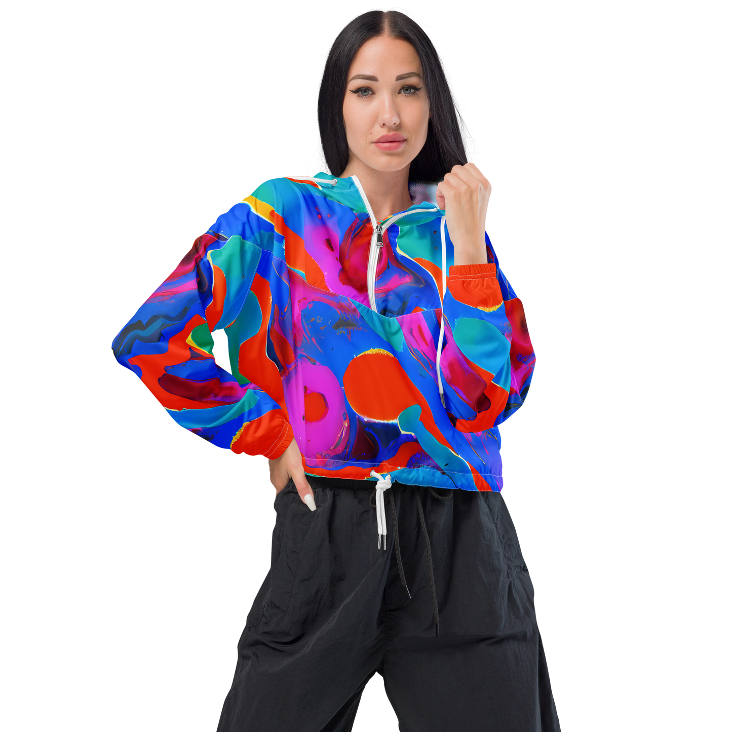 Women's Cropped Windbreaker - Irvin Rhapsody