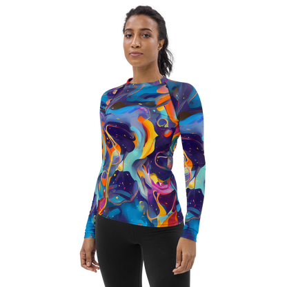 Women's Rash Guard - Whimsical Fusion