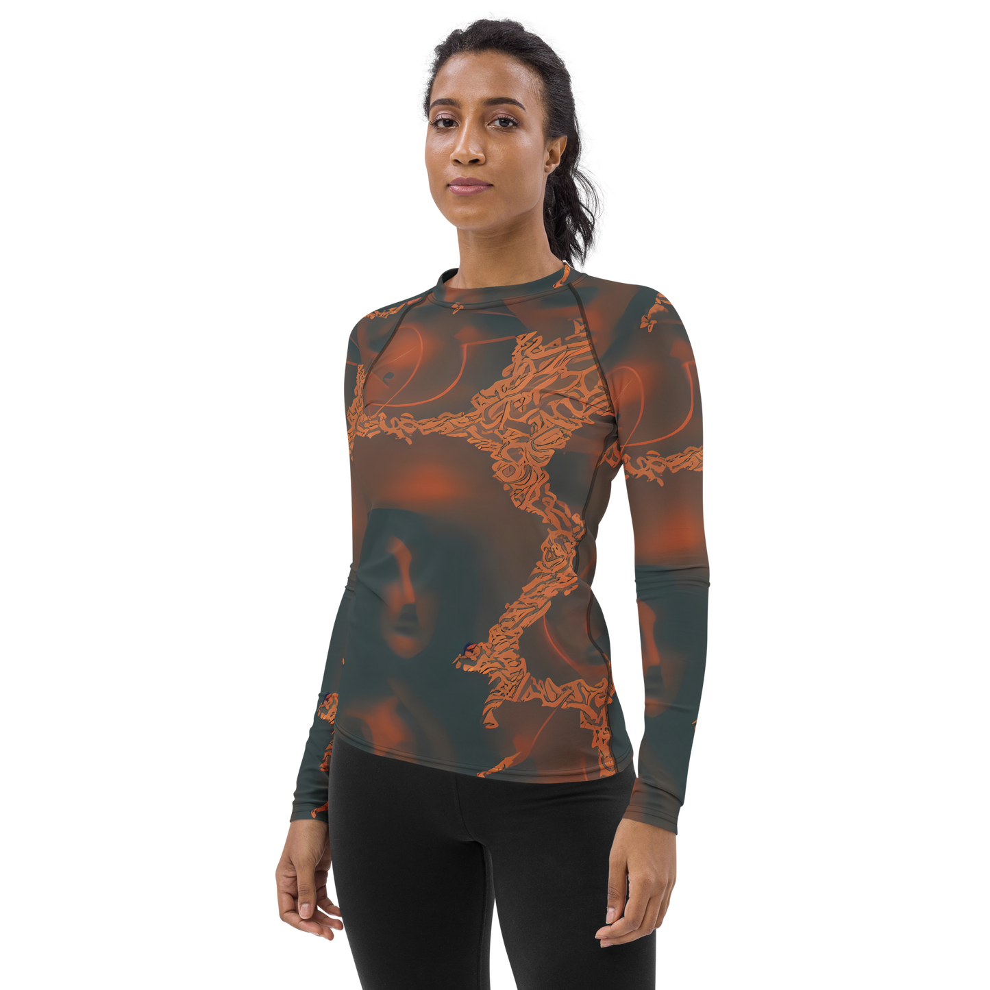 Women's Rash Guard - Chimeric Visage