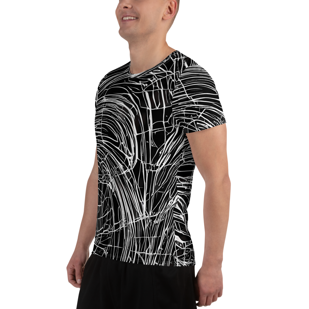 Men's Athletic T-Shirt - Biomech Spiral