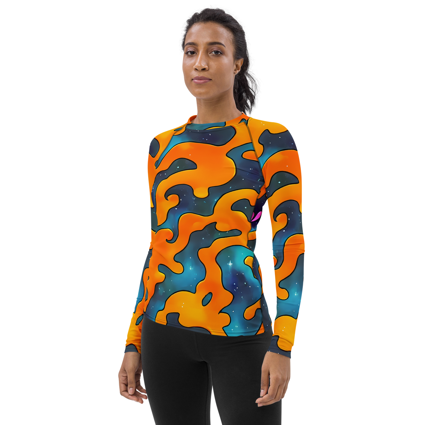 Women's Rash Guard - Criswell Cosmos