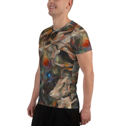 Men's Athletic T-Shirt - Copper Swirl