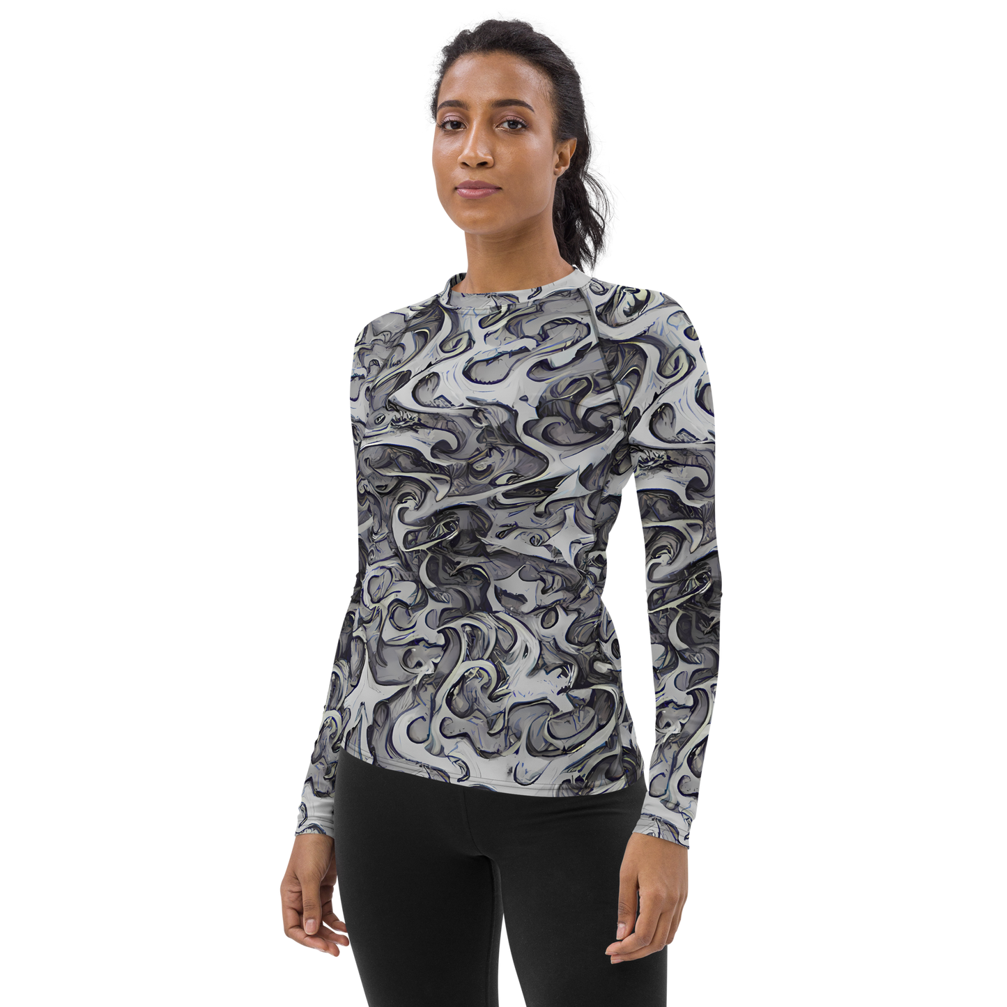 Women's Rash Guard - Mashburn Swirls