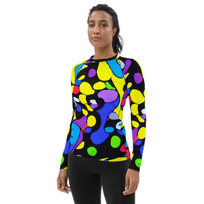 Women's Rash Guard - Miró's Mosaic